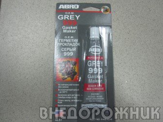 Герметик-прокладка ABRO серый термостойкий