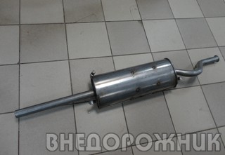 Глушитель ВАЗ-21099 (аллюминизир. сталь)