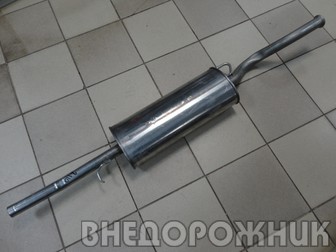 Глушитель ВАЗ-2110 н.о. с 2008 г.(аллюминизир. сталь)