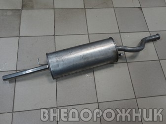 Глушитель ВАЗ-2112 с.о. до 2007 г.(аллюминизир. сталь)