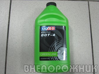 Жидкость тормозная  Lux-Oil DOT-4 (0,91л)