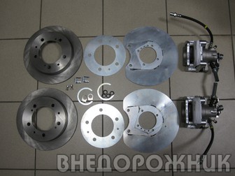 Комплект для установки задних дисковых тормозов ВАЗ 2121-214,2131,Нива-Шевроле TRW