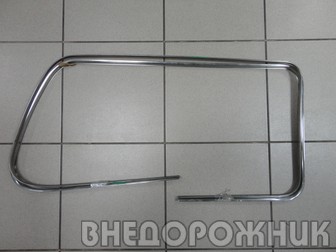 Молдинг бокового стекла  ВАЗ 2121 заднего хром (к-кт 2 шт)