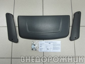Накладки вентиляции салона Lada 4x4 (к-кт 3 шт.) чёрные