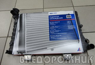 Радиатор охлаждения ВАЗ 2106 (алюминиевый) ДААЗ