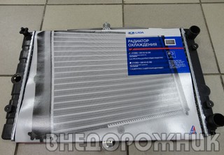 Радиатор охлаждения ВАЗ 2108 (алюминиевый) ДААЗ
