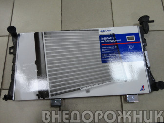 Радиатор охлаждения ВАЗ 21214 (алюминиевый) ДААЗ