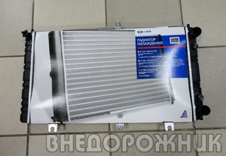 Радиатор охлаждения ВАЗ 2170 (алюминиевый) ДААЗ