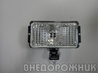 Фара рабочего света прямоугольная пластиковая без решетки (Белоруссия)