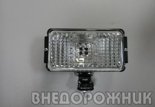 Фара рабочего света прямоугольная пластиковая без решетки (Белоруссия)