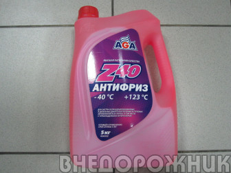 Антифриз AGA-Z40 (красный)  5л