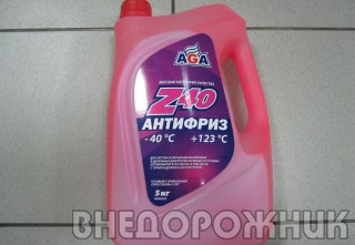 Антифриз AGA-Z40 (красный)  5л