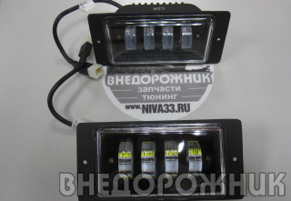 Фары противотуманные ВАЗ 2123 с.о. до 2009 светодиодные (к-кт 2 шт)
