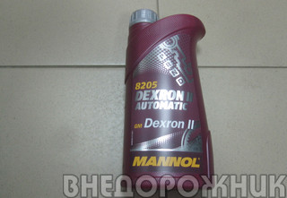 Масло трансмисионное Mannol ATF DEXRON II D минеральное 1 л.