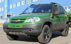 Существующие цвета кузова Chevrolet Niva
