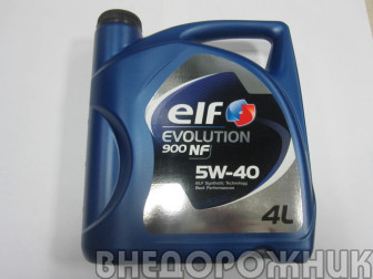 Масло моторное ELF EXCELLIUM/EVOLUTION NF  5W40 (синт.) 4л.