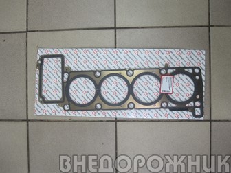 Прокладка  головки блока УАЗ двиг.514 нерж сталь 2 слоя Квадратис