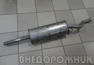 Глушитель ВАЗ-2108 (аллюминизир. сталь)