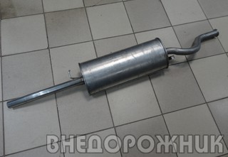 Глушитель ВАЗ-2110 с.о. до 2007 г.(аллюминизир. сталь)
