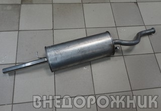 Глушитель ВАЗ-2112 с.о. до 2007 г.(аллюминизир. сталь)