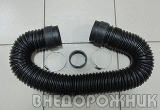 Гофра шноркеля универсальная D80 mm (от 26 до 80 см)