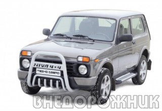 Дуга передняя «Нива 4х4» с доп. защитой двигателя d51, Lada 4x4 Urban