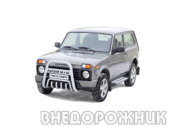 Дуга передняя «Нива 4х4» с доп. защитой двигателя d63,5, Lada 4x4 Urban