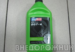 Жидкость тормозная  Lux-Oil DOT-4 (0,91л)