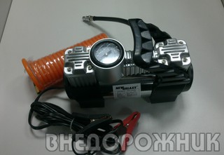 Компрессор автомобильный (2 поршня) 50л/мин.
