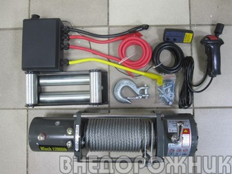 Лебёдка электрическая Electric Winch-12000 (5443 кг.) c моносоленоидом