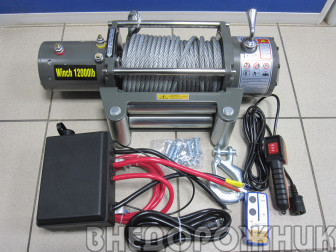 Лебёдка электрическая Electric Winch-12000 (5443 кг.) c моносоленоидом