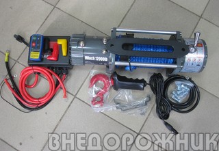 Лебёдка электрическая Electric Winch-12000 (5443 кг.) c моносоленоидом