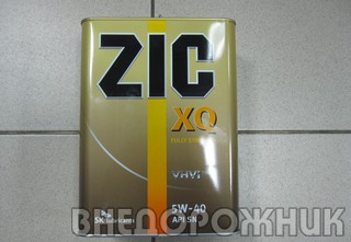 Масло моторное ZIC XQ  5W40 4л
