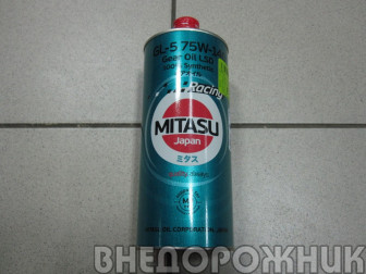 Масло трансмисионное Mitasu 75w140 GL-5 LSD 1л для самоблокирующегося дифференциала