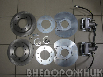 Комплект для установки задних дисковых тормозов ВАЗ 2121-214,2131,Нива-Шевроле TRW