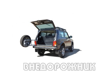 Кронштейн запасного колеса 21214 -31 Нива с доводчиком
