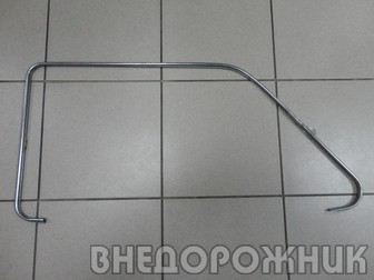 Молдинг бокового стекла  ВАЗ 21213 переднего хром (к-кт 2 шт.)