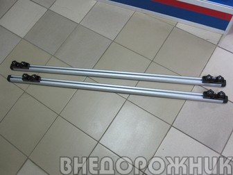 Поперечины на рейлинги аэродинамические алюминиевые (135 см.) к-кт 2 шт.