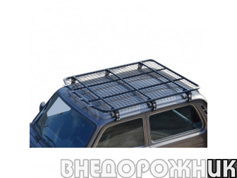 Багажник - платформа экспедиционный «Трофи» с сеткой URBAN 4x4 и 21214 Нива