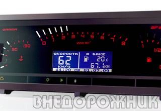 Комбинация приборов FERRUM GF614 ВАЗ 21214 до 2009 г.(цифровая со встроенным БК)