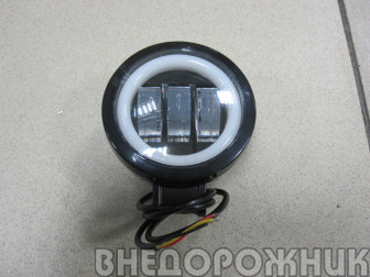 Фара светодиод. LED круглая (диа90*г60)