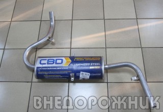 Глушитель ВАЗ-2121 (аллюминизир. сталь)