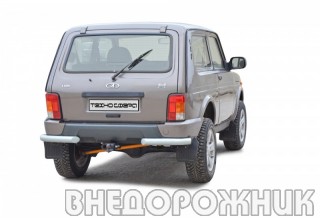 Защита заднего бампера «Уголки ЛЮКС» Urban 4x4