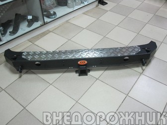 Бампер задний силовой Трофи под квадрат ВАЗ 2121-214,2131