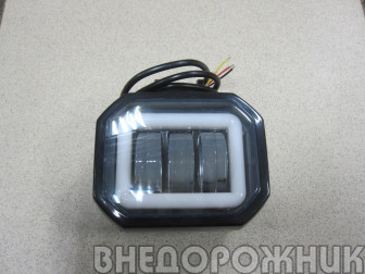 Фара светодиод. LED квадрат (д95*в100*г65)