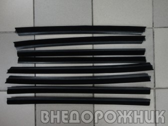 Бархотки стекол ВАЗ 2110 (к-кт)