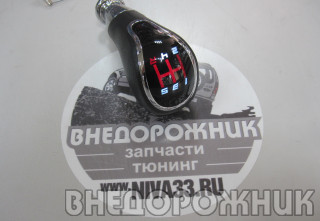 Ручка КПП ВАЗ 21214,Лада Урбан (красная LED подсветка)