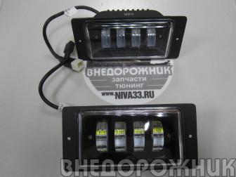 Фары противотуманные ВАЗ 2123 с.о. до 2009 светодиодные 40W (к-кт 2 шт)