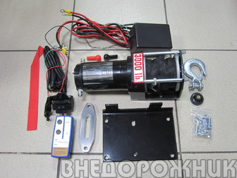 Лебёдка электрическая Electric Winch-3000 (1361 кг.) с кевларовым тросом