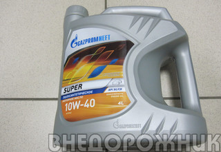 Масло моторное Газпром Нефть Super 10w40  4л.